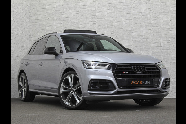 Audi Q5 SQ5 3.0 TFSI V6 | Luchtvering | 360 Camera | Panorama | ACC | B&O Sound | Head-Up | Keyless-Entry | Memory | Matrix-LED | Standkachel | ISO-Glas | Black-Optic | Autom. Parkeren | Tour-Pakket | Draadloos Laden | 3-Zone Clima |