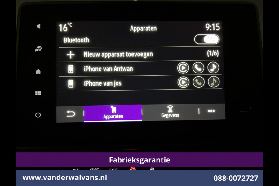 Renault Trafic 2.0 dCi 131pk L2H1 Fabrieksgarantie Euro6 Airco | Navigatie | Camera | LED | 2500kg Trekhaak | Apple Carplay Cruiscontrol, Bijrijdersbank, Parkeersensoren