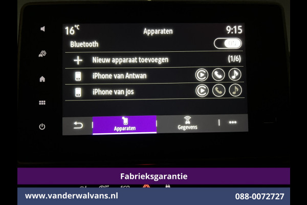 Renault Trafic 2.0 dCi 131pk L2H1 Fabrieksgarantie Euro6 Airco | Navigatie | Camera | LED | 2500kg Trekhaak | Apple Carplay Cruiscontrol, Bijrijdersbank, Parkeersensoren