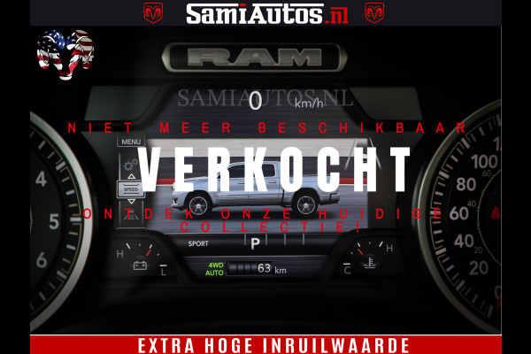 Dodge Ram 1500 Laramie Sport | 420HP 636NM | Stoere Sport en indrukwekkende kleur | Comfortabele Dubbele Cabine met Royale 5 Zitplaatsen | Nu Leverbaar uit Voorraad | Voorraad Nr 2218 - 3854