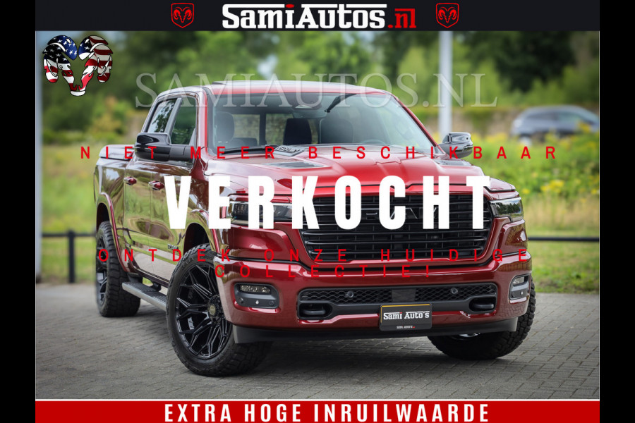 Dodge Ram 1500 Laramie Sport | 420HP 636NM | Stoere Sport en indrukwekkende kleur | Comfortabele Dubbele Cabine met Royale 5 Zitplaatsen | Nu Leverbaar uit Voorraad | Voorraad Nr 2218 - 3854