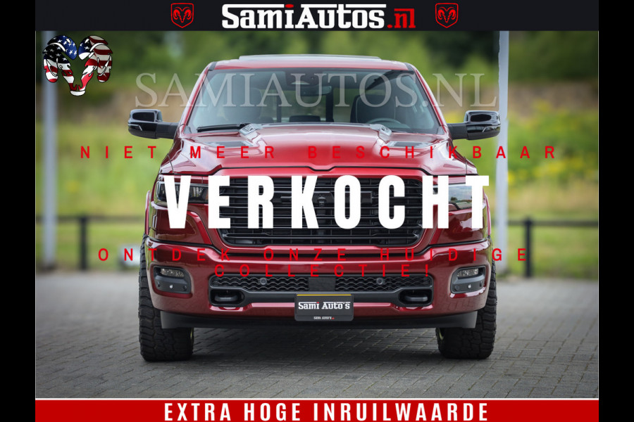 Dodge Ram 1500 Laramie Sport | 420HP 636NM | Stoere Sport en indrukwekkende kleur | Comfortabele Dubbele Cabine met Royale 5 Zitplaatsen | Nu Leverbaar uit Voorraad | Voorraad Nr 2218 - 3854