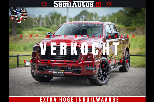 Dodge Ram 1500 Laramie Sport | 420HP 636NM | Stoere Sport en indrukwekkende kleur | Comfortabele Dubbele Cabine met Royale 5 Zitplaatsen | Nu Leverbaar uit Voorraad | Voorraad Nr 2218 - 3854