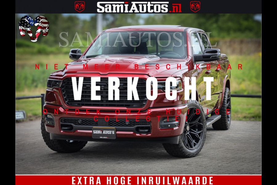 Dodge Ram 1500 Laramie Sport | 420HP 636NM | Stoere Sport en indrukwekkende kleur | Comfortabele Dubbele Cabine met Royale 5 Zitplaatsen | Nu Leverbaar uit Voorraad | Voorraad Nr 2218 - 3854