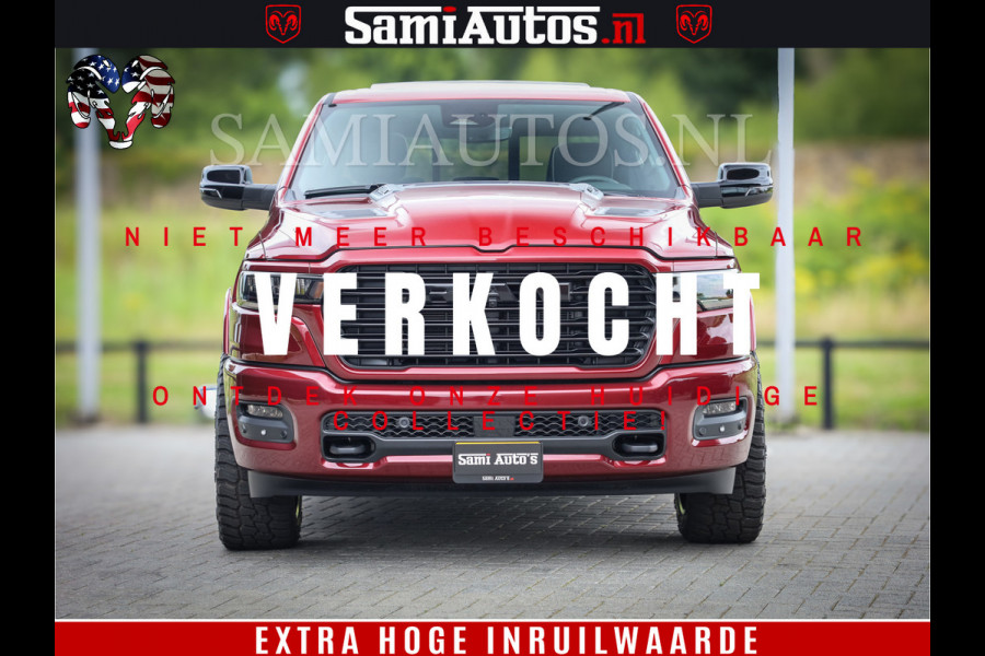 Dodge Ram 1500 Laramie Sport | 420HP 636NM | Stoere Sport en indrukwekkende kleur | Comfortabele Dubbele Cabine met Royale 5 Zitplaatsen | Nu Leverbaar uit Voorraad | Voorraad Nr 2218 - 3854