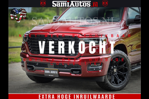 Dodge Ram 1500 Laramie Sport | 420HP 636NM | Stoere Sport en indrukwekkende kleur | Comfortabele Dubbele Cabine met Royale 5 Zitplaatsen | Nu Leverbaar uit Voorraad | Voorraad Nr 2218 - 3854
