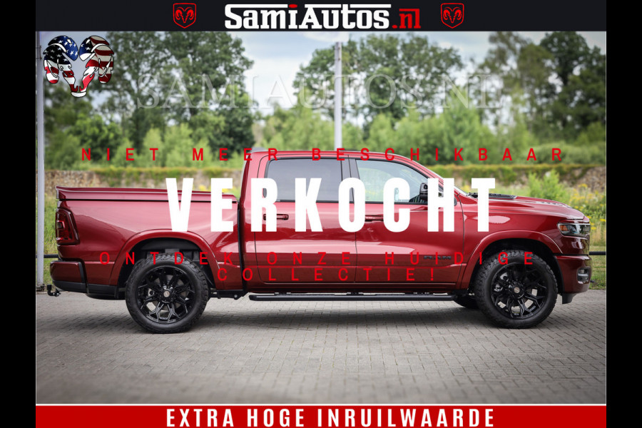 Dodge Ram 1500 Laramie Sport | 420HP 636NM | Stoere Sport en indrukwekkende kleur | Comfortabele Dubbele Cabine met Royale 5 Zitplaatsen | Nu Leverbaar uit Voorraad | Voorraad Nr 2218 - 3854
