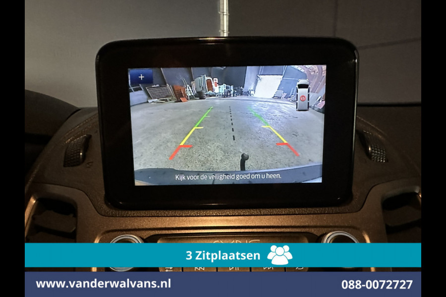 Ford Transit Connect 1.5 EcoBlue 100pk L1H1 Euro6 Airco | 3-Zits | Camera | Navigatie | LED | Cruisecontrol | Verwarmde voorruit Stoelverwarming, Trekhaak, Parkeersensoren, Bijrijdersbank
