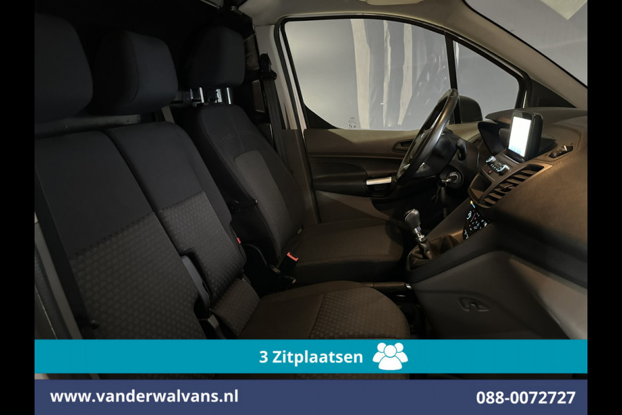 Ford Transit Connect 1.5 EcoBlue 100pk L1H1 Euro6 Airco | 3-Zits | Camera | Navigatie | LED | Cruisecontrol | Verwarmde voorruit Stoelverwarming, Trekhaak, Parkeersensoren, Bijrijdersbank