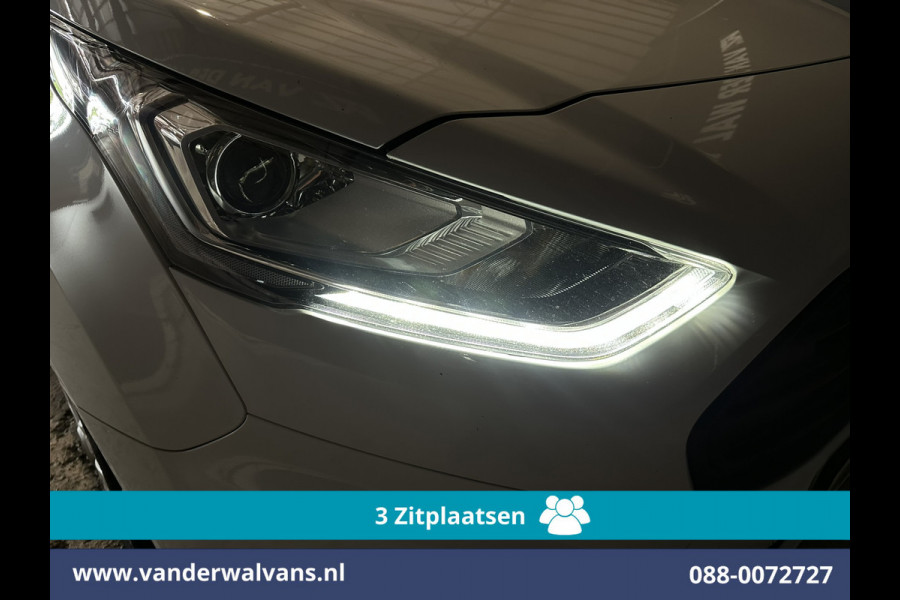 Ford Transit Connect 1.5 EcoBlue 100pk L1H1 Euro6 Airco | 3-Zits | Camera | Navigatie | LED | Cruisecontrol | Verwarmde voorruit Stoelverwarming, Trekhaak, Parkeersensoren, Bijrijdersbank