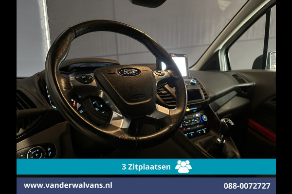 Ford Transit Connect 1.5 EcoBlue 100pk L1H1 Euro6 Airco | 3-Zits | Camera | Navigatie | LED | Cruisecontrol | Verwarmde voorruit Stoelverwarming, Trekhaak, Parkeersensoren, Bijrijdersbank