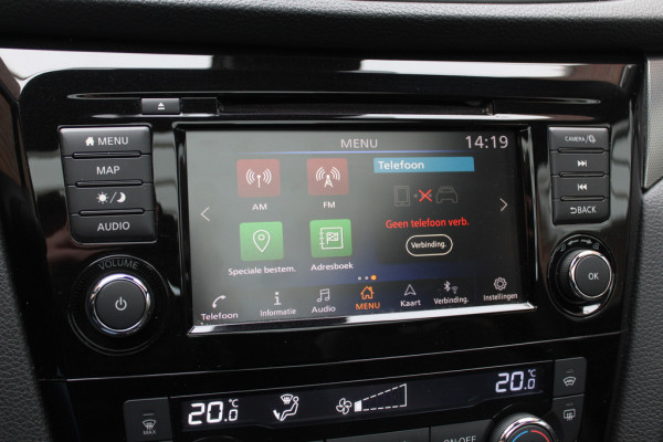 Nissan QASHQAI 1.3 DIG-T Tekna / Full option! / Panoramadak / 360Camera / Leder / Apple CarPlay / 19'' / Bose / Navigatie / Stoelverwarming / Keyless
