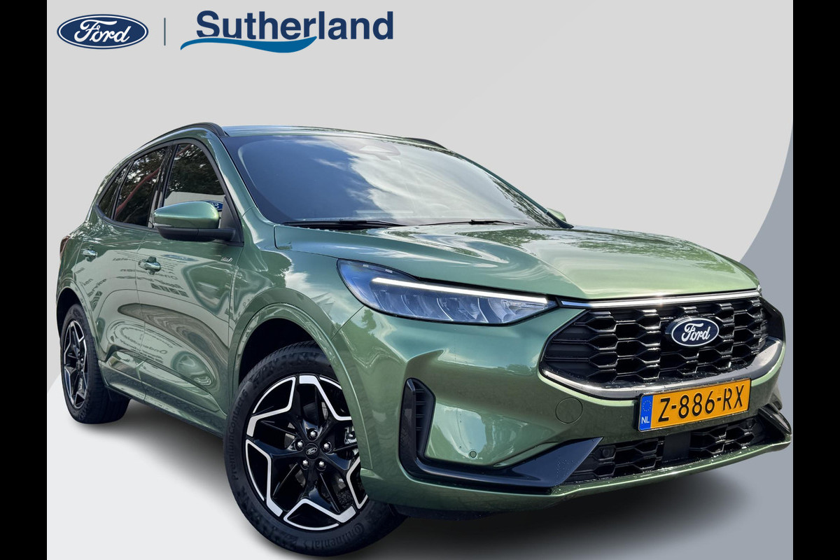 Ford Kuga 2.5 PHEV ST-Line 242pk Wegklapbare Trekhaak | Winterpack | Bursting Green | 19 inch Velgen | 2.100kg Trekgewicht | 1e Eigenaar