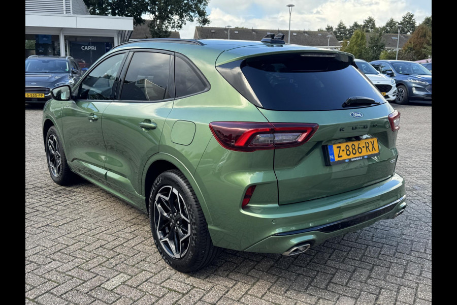 Ford Kuga 2.5 PHEV ST-Line 242pk | Wegklapbare Trekhaak | Winterpack | Bursting Green | 19 inch Velgen | 2.100kg Trekgewicht | 1e Eigenaar