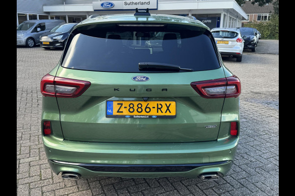 Ford Kuga 2.5 PHEV ST-Line 242pk | Wegklapbare Trekhaak | Winterpack | Bursting Green | 19 inch Velgen | 2.100kg Trekgewicht | 1e Eigenaar