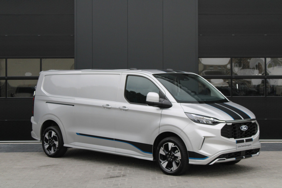 Ford Transit Custom 300 2.0 TDCI L2H1 Sport 170pk - 2x Schuifdeur - ACC - 19'' LM Velgen - 70L Tank - Navi - Camera - Stoel & Stuurverwarming - Blin
