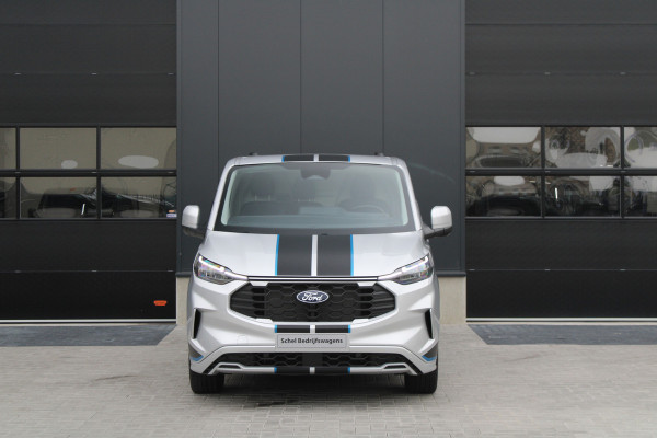 Ford Transit Custom 300 2.0 TDCI L2H1 Sport 170pk - 2x Schuifdeur - ACC - 19'' LM Velgen - 70L Tank - Navi - Camera - Stoel & Stuurverwarming - Blin