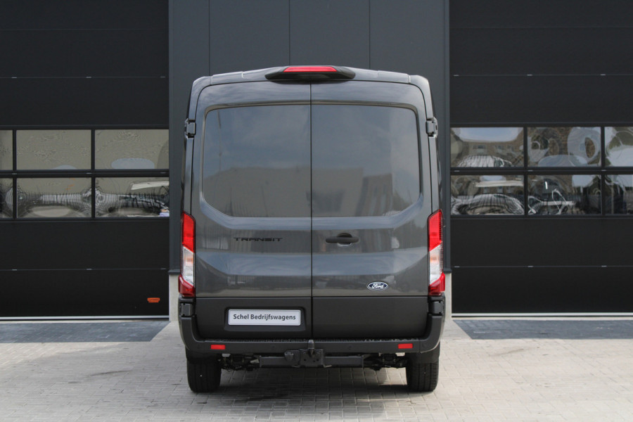 Ford Transit 350 2.0 TDCI L2H2 Trend 165pk - Facelift - Adaptive Cruise - Navigatie - Blind Spot - 360 Camera - Stoel - Stuurverwarming - Rij Ford Transit 350 2.0 TDCI L2H2 Trend 165pk - Facelift - Adaptive Cruise - Navigatie - Blind Spot - 360 Camera - Stoel - Stuurverwarming - Rij