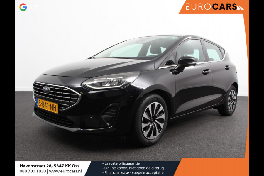 Ford Fiesta 1.0 EcoBoost Hybrid Titanium Climate control Navigatie Cruise control LED Apple Carplay/ Android Auto  Parkeersensor voor