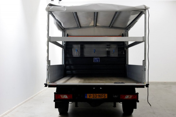 Ford Transit 350 2.0 TDCI 130pk 4x4 L3H1 Trend D.C. Open laadbak met huif 06-2021
