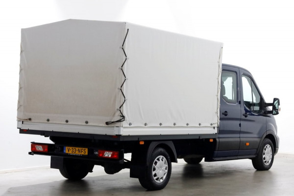 Ford Transit 350 2.0 TDCI 130pk 4x4 L3H1 Trend D.C. Open laadbak met huif 06-2021