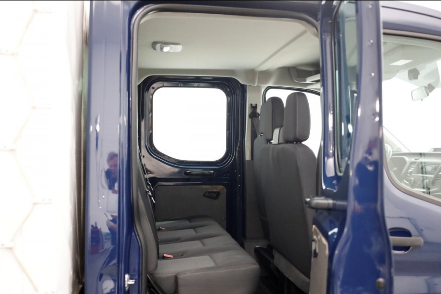 Ford Transit 350 2.0 TDCI 130pk 4x4 L3H1 Trend D.C. Open laadbak met huif 06-2021