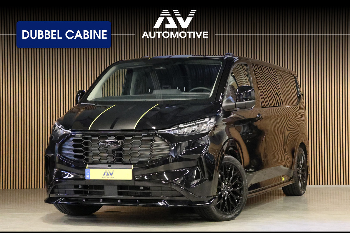 Ford Transit Custom 320 2.0 TDCI L2H1 DC Limited 170 PK | BPM VRIJ | ACC | Blind Spot | Navigatie | Camera | CarPlay | Lane Assist | Stoelverwarming Raptor Edition | NL Auto | 6-Zitter | Dubbel Cabine