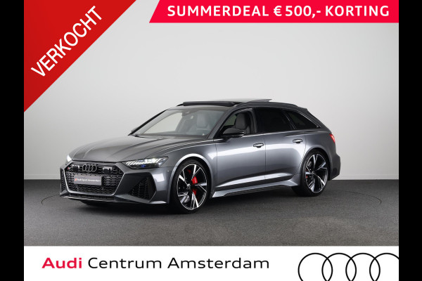 Audi RS6 Avant TFSI quattro 600pk | Panoramadak | Keremisch | Bang & Olufsen Advanced Soundsystem | Head Up Display | Matrix laser Led | Vierwielbesturing