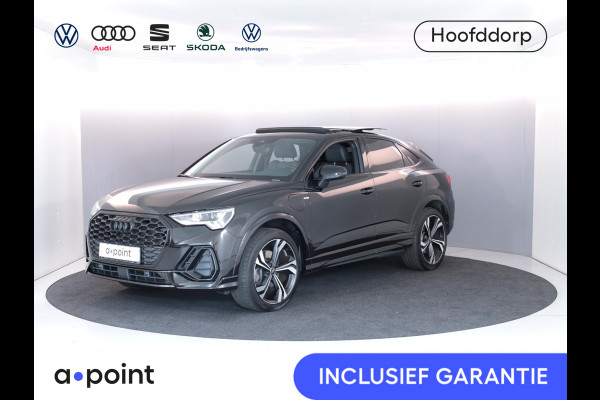 Audi Q3 Sportback 45 TFSI e S Edition 245 pk S-tronic | Navigatie | Panoramadak | Parkeersensoren | Achteruitrijcamera | Adaptieve cruise control | Lichtmetalen velgen 20" | S-Line |