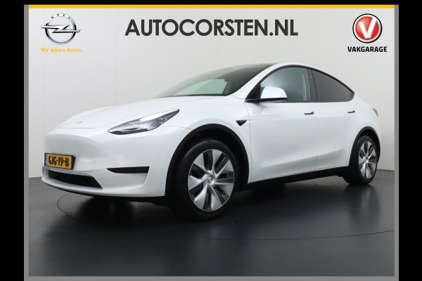 Tesla Model Y RWD 58kWh LFP Warmtepomp Leder Panoramadak Navi Ecc Led Stoel+Stuurverwarming AMD Ryzen™ Processor Elektrisch Verstelbare Stoelen + Memory Keyless Origineel Nederlandse Auto Fabrieksgarantie 23-8-'24/80.000km Garantie op Accu 23-8-'32/160.000km