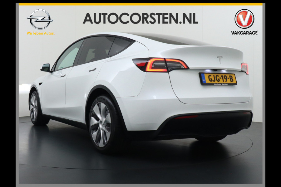 Tesla Model Y RWD 58kWh LFP Warmtepomp Leder Panoramadak Navi Ecc Led Stoel+Stuurverwarming AMD Ryzen™ Processor Elektrisch Verstelbare Stoelen + Memory Keyless Origineel Nederlandse Auto Fabrieksgarantie 23-8-'24/80.000km Garantie op Accu 23-8-'32/160.000km