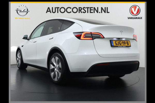 Tesla Model Y RWD 58kWh LFP Warmtepomp Leder Panoramadak Navi Ecc Led Stoel+Stuurverwarming AMD Ryzen™ Processor Elektrisch Verstelbare Stoelen + Memory Keyless Origineel Nederlandse Auto Fabrieksgarantie 23-8-'24/80.000km Garantie op Accu 23-8-'32/160.000km