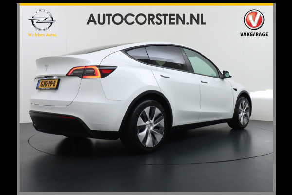 Tesla Model Y RWD 58kWh LFP Warmtepomp Leder Panoramadak Navi Ecc Led Stoel+Stuurverwarming AMD Ryzen™ Processor Elektrisch Verstelbare Stoelen + Memory Keyless Origineel Nederlandse Auto Fabrieksgarantie 23-8-'24/80.000km Garantie op Accu 23-8-'32/160.000km