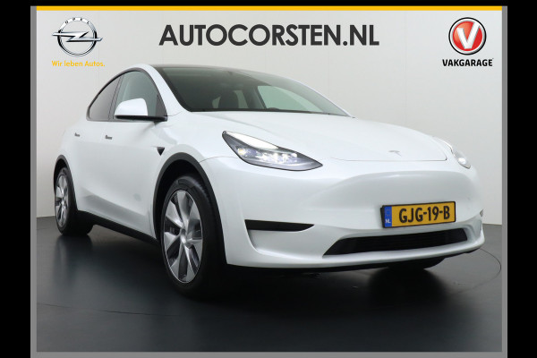 Tesla Model Y RWD 58kWh LFP Warmtepomp Leder Panoramadak Navi Ecc Led Stoel+Stuurverwarming AMD Ryzen™ Processor Elektrisch Verstelbare Stoelen + Memory Keyless Origineel Nederlandse Auto Fabrieksgarantie 23-8-'24/80.000km Garantie op Accu 23-8-'32/160.000km