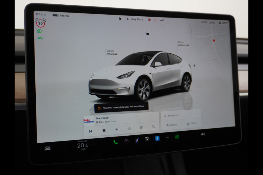 Tesla Model Y RWD 58kWh LFP Warmtepomp Leder Panoramadak Navi Ecc Led Stoel+Stuurverwarming AMD Ryzen™ Processor Elektrisch Verstelbare Stoelen + Memory Keyless Origineel Nederlandse Auto Fabrieksgarantie 23-8-'24/80.000km Garantie op Accu 23-8-'32/160.000km