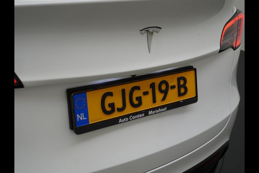 Tesla Model Y RWD 58kWh LFP Warmtepomp Leder Panoramadak Navi Ecc Led Stoel+Stuurverwarming AMD Ryzen™ Processor Elektrisch Verstelbare Stoelen + Memory Keyless Origineel Nederlandse Auto Fabrieksgarantie 23-8-'24/80.000km Garantie op Accu 23-8-'32/160.000km