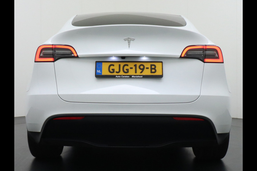 Tesla Model Y RWD 58kWh LFP Warmtepomp Leder Panoramadak Navi Ecc Led Stoel+Stuurverwarming AMD Ryzen™ Processor Elektrisch Verstelbare Stoelen + Memory Keyless Origineel Nederlandse Auto Fabrieksgarantie 23-8-'24/80.000km Garantie op Accu 23-8-'32/160.000km