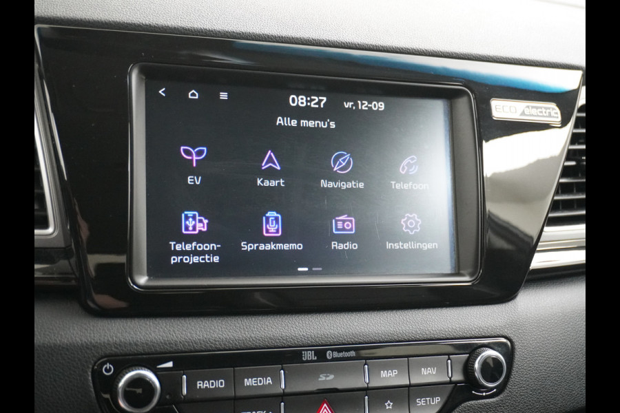 Kia e-Niro ExecutiveLine 64kWh Leder JBL®-Sound Warmtepomp Stoelverwarming/Ventilatie Adaptive Cruise Control Navi Ecc Camera Stuurverwarming Rijstrooksensor Privacy Glas Led 1e Eigenaar Origineel Nederlandse Auto
