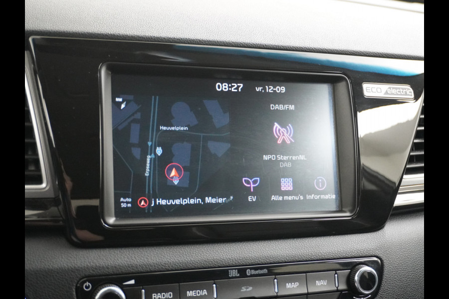 Kia e-Niro ExecutiveLine 64kWh Leder JBL®-Sound Warmtepomp Stoelverwarming/Ventilatie Adaptive Cruise Control Navi Ecc Camera Stuurverwarming Rijstrooksensor Privacy Glas Led 1e Eigenaar Origineel Nederlandse Auto