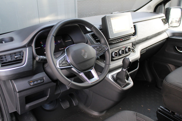 Renault Trafic 2.0 Blue dCi 170pk T29 L2H1 Extra DC - 2x Schuifdeur - Carplay - LED - Blind Spot - Navigatie - Camera - Trekhaak - Stoelverwarm Renault Trafic 2.0 Blue dCi 170pk T29 L2H1 Extra DC - 2x Schuifdeur - Carplay - LED - Blind Spot - Navigatie - Camera - Trekhaak - Stoelverwarm