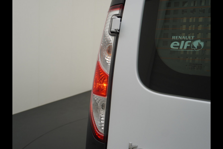 Renault Kangoo 1.5DCi 75 Airco Navi Trekhaak Cruise Control Pdc Energy Comfort Schuifdeur met Raam Imperiaal Betonplex Vloer Wandbetimmering Tussenwand Euro 6 100% Dealeronderhouden 1e Eigenaar