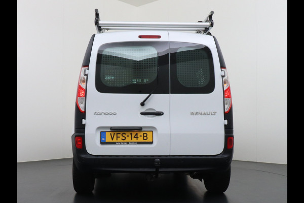 Renault Kangoo 1.5DCi 75 Airco Navi Trekhaak Cruise Control Pdc Energy Comfort Schuifdeur met Raam Imperiaal Betonplex Vloer Wandbetimmering Tussenwand Euro 6 100% Dealeronderhouden 1e Eigenaar