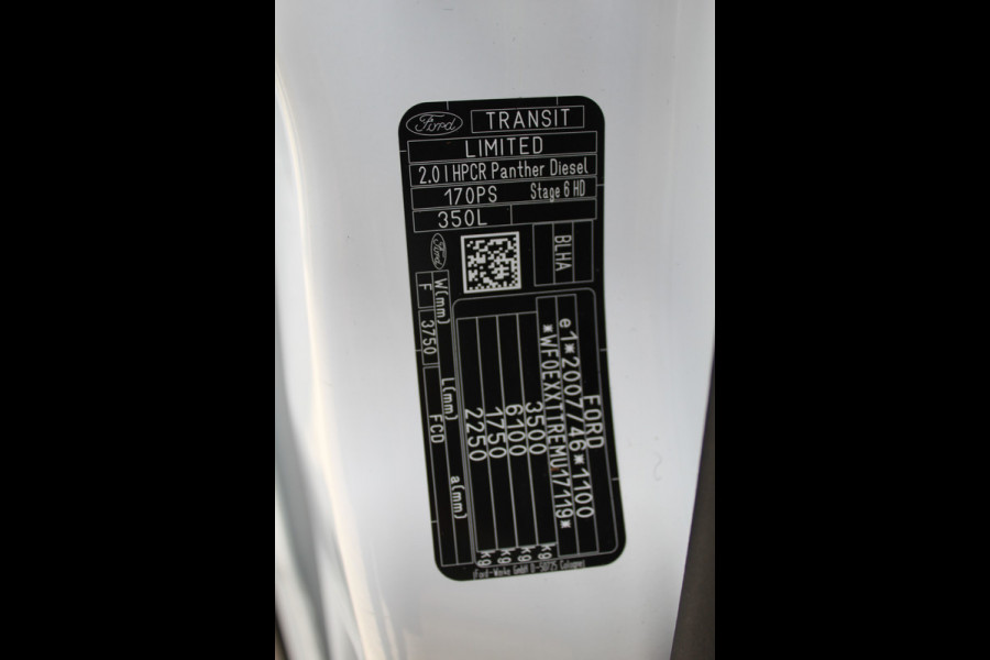 Ford Transit 350 2.0 TDCI 125KW E6 Automaat L3H2 Trend RWD ✓ 3-zits ✓ navigatie / camera ✓ airco