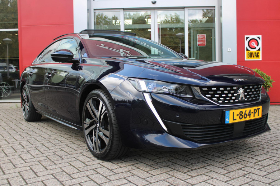 Peugeot 508 1.6 180PK GT AUTOMAAT | PANORAMISCH SCHUIF/ KANTELDAK | FULL LED KOPLAMPEN | 19" AUGUSTA LICHTMETALEN VELGEN | APPLE CARPLAY / ANDROID AUTO | CAMERA VOOR / ACHTER | PARKEERHULP VOOR / ACHTER | DODOHOEK DETECTIE | KEYLESS ENTRY / START | EXTRA GETINTE RUITEN ACHTER | HALF LEDER / ALCANTARA | COMFORT STOELEN | STOELVERWARMING | FOCAL PREMIUM AUDIO | NAVIGATIE | ELEKTRISCH BEDIENBARE ACHTERKLEP | ADAPTIVE CRUISE CONTROL |  8 TRAPS AUTOMAAT MET SCHAKELFLIPPERS | DONKERE HEMELBEKLEDING |