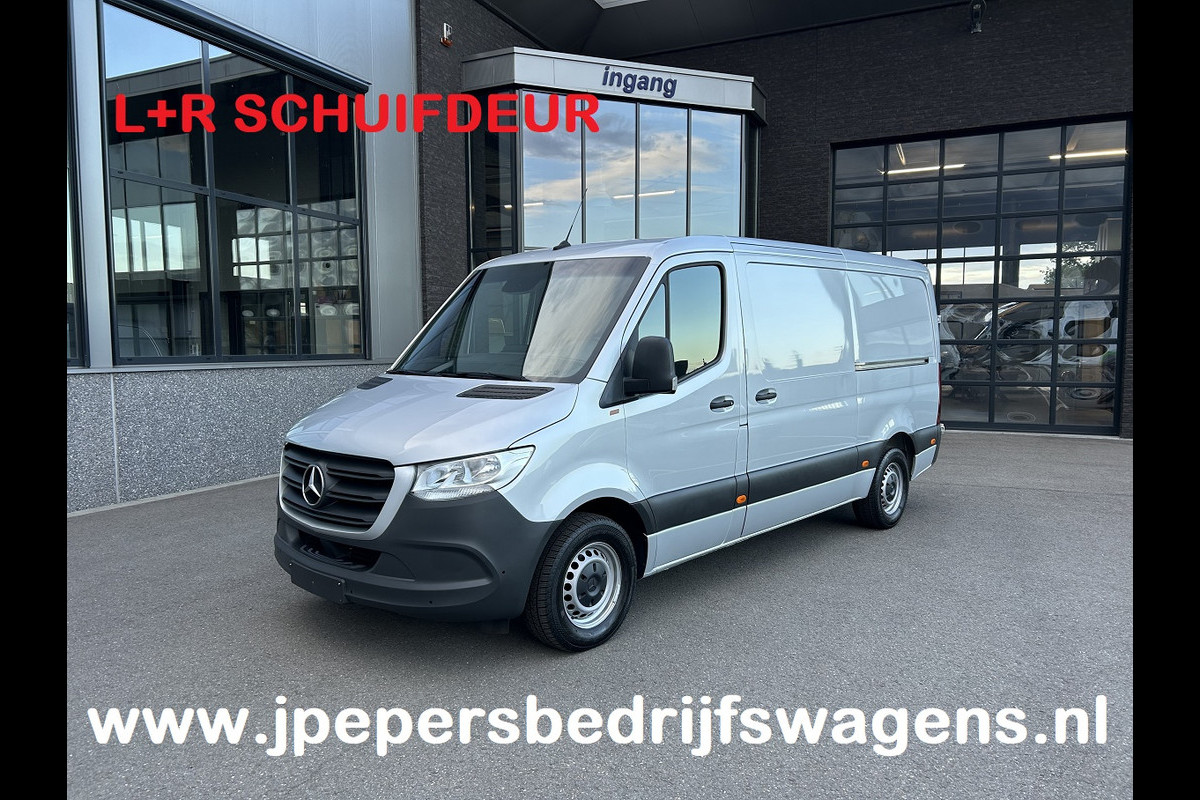 Mercedes-Benz Sprinter 316 CDI L2 H1 Automaat / L+R Schuifdeur / Trekhaak / MBUX / Camera / Carplay navigatie / 270 Graden achterdeuren