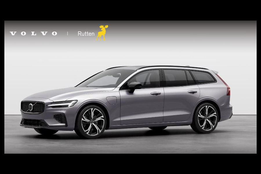 Volvo V60 T6 350PK Automaat Plug-in hybrid AWD Ultra Dark / Panoramadak / Napa leder / Open grid textiel / Extra getint glas / 19 5-Triple spaaks velgen / Harman Kardon