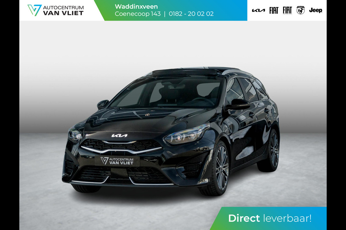 Kia Ceed Sportswagon 1.5 T-GDi GT-PlusLine | Direct leverbaar | Schuif/Kanteldak | Stoel&Stuur Verwarming | Premium Audio | Navi | 18"