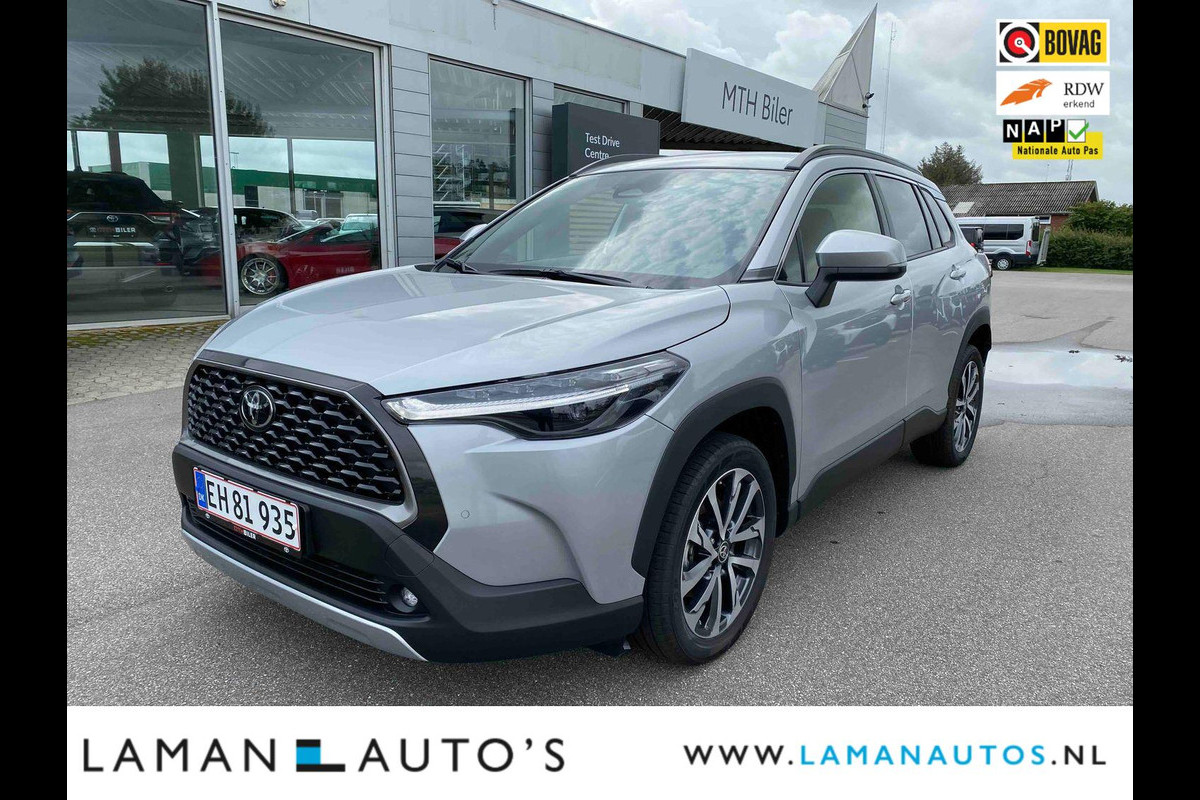 Toyota Corolla Cross Hybrid 140pk Style Premium 2025 | CarPlay Stuur- en stoelverwarming ECC ACC 18" LMV PDC Camera BSM Metallic | Hybrid Voorschoten