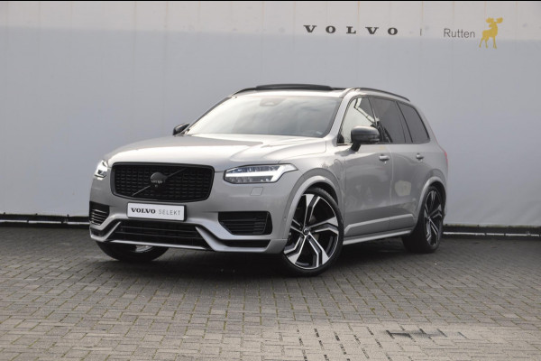 Volvo XC90 T8 455PK Automaat Plug-in Hybrid AWD Ultimate Dark HEICO / Luchtvering / Panoramisch schuif en kantel dak / Head-Up Display / Google Services / Adaptieve Cruise Control / Harman Kardon Audio/