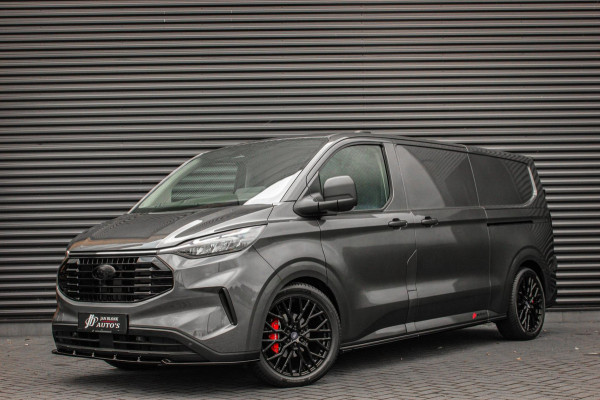 Ford Transit Custom 320 2.0 TDCI L2H1 170PK AWD 4X4 JB-EDITION / 3-ZITS / DRIVERS PACK / NAVIGATIE / FULL BLACK / BPM VRIJ / APPLE